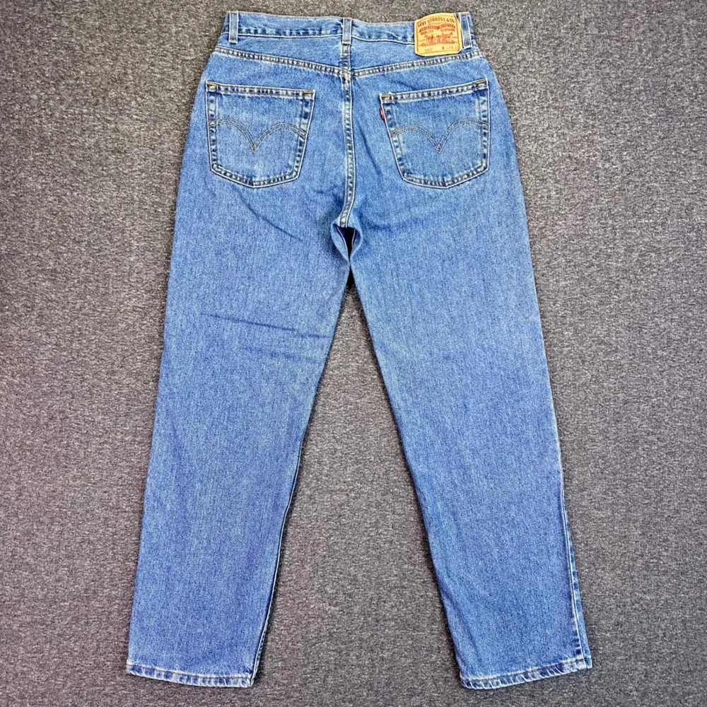 Levis 550 Jeans Mens 32x31 Blue Denim Relaxed Tapered Casual High Rise Retro Y2K